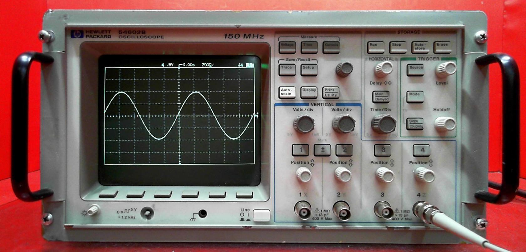 HP Agilent Keysight 54602B 2 Channel 150 MHz Oscilloscope
