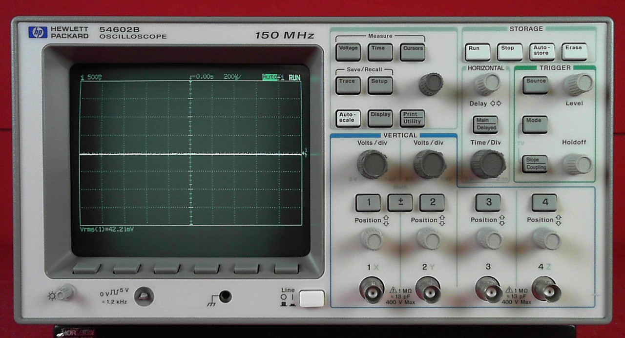 HP Agilent Keysight 54602B 2 Channel 150 MHz Oscilloscope eBay