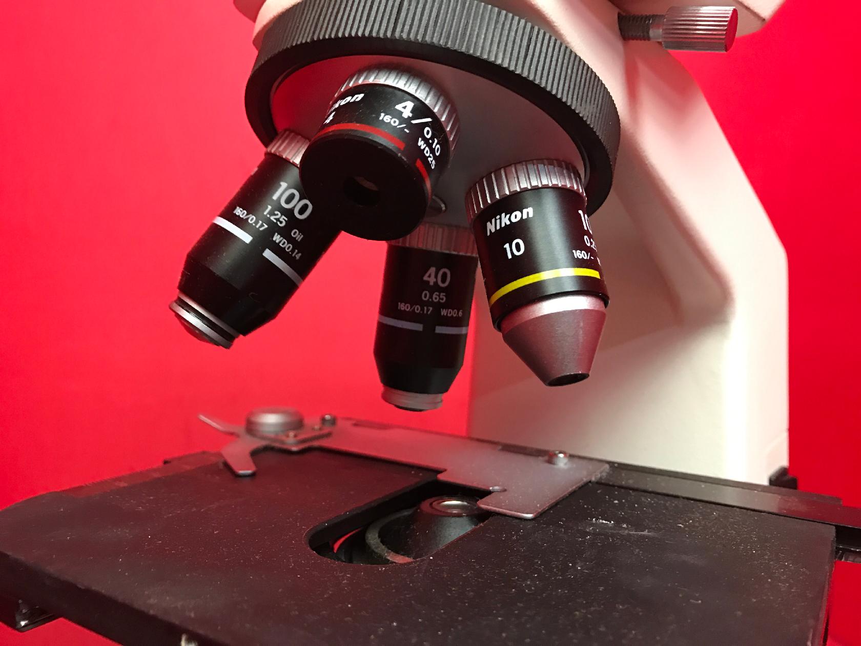 Nikon YS100 Student Microscope W/ 4 OBJECTIVES S/N 515423 eBay