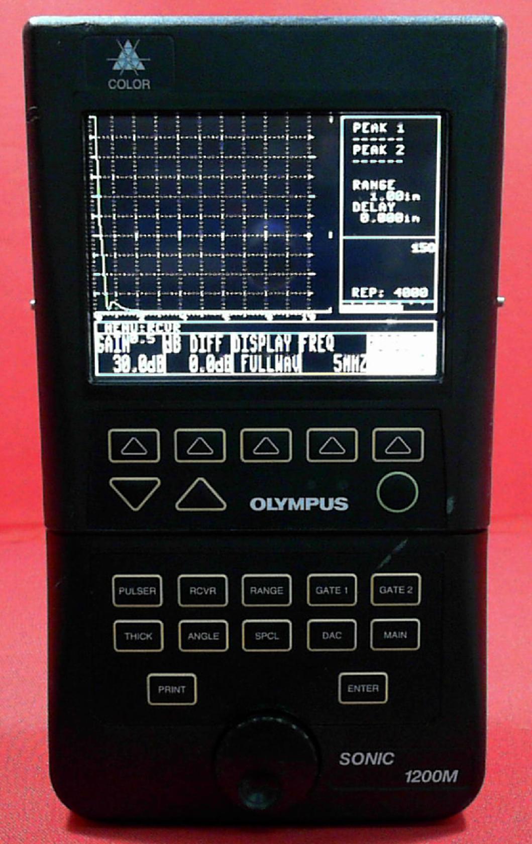 Olympus Sonic 1200M Ultrasonic Flaw Detector NDT Kruatkramer Staveley Nortec eBay