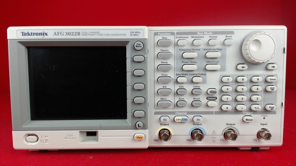 Tektronix Afg3022b Arbitrary Function Generator 25 Mhz