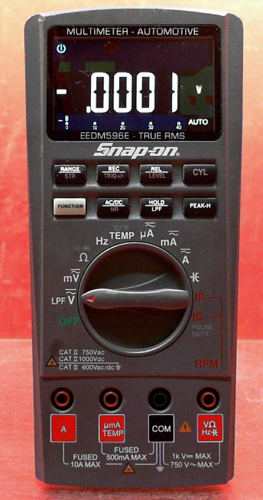 Snapon Tools Corp. EEDM596E 29900149 Digital Multimeter eBay
